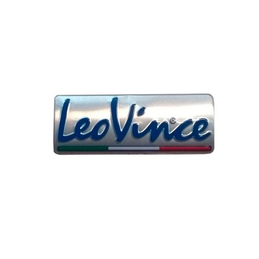 [417705R] Placa Aluminio Exosto Leovince