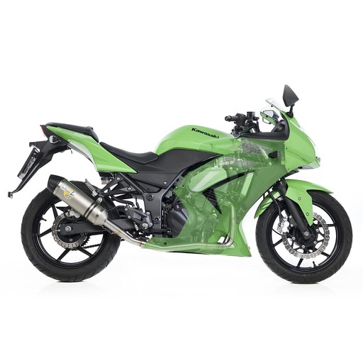 [8408] Exosto Leovince Full System LV ONE Acero Kawasaki Ninja 250 R