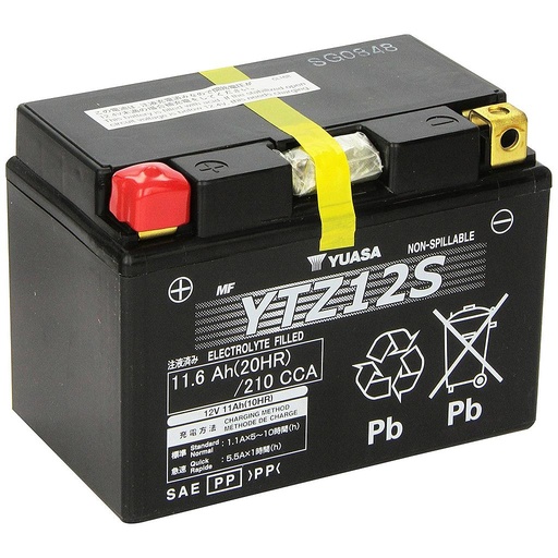 [YTZ-12S] Bateria Yuasa Yamaha XT1200z Super Tenere 12-22 / S1000RR