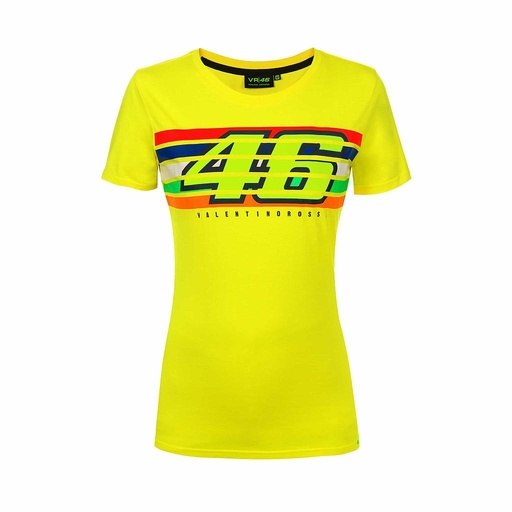 Camiseta Mujer Vr46 Rayas