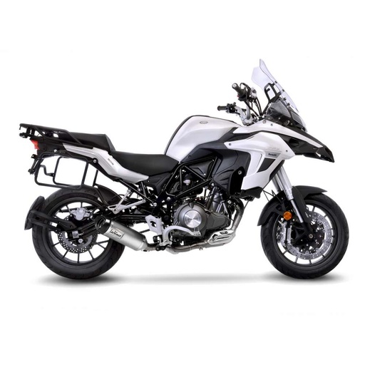 [14230E] Exosto Slip-on Leovince LV One Evo Benelli TRK 502 '18 INOX