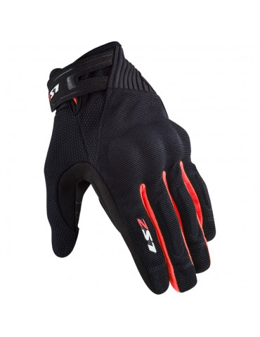 Guantes LS2 Dart II Negro-Rojo