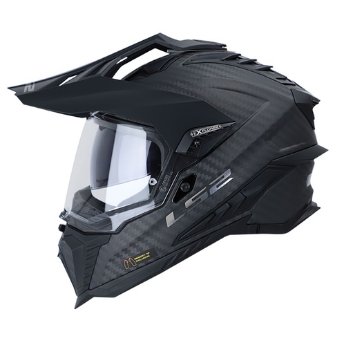 Casco Doble Proposito LS2 MX701 Explore Carbon Extend Negro