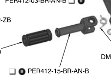 [PER412-15-BR-AN-B] Repuesto Pedalera Rizoma