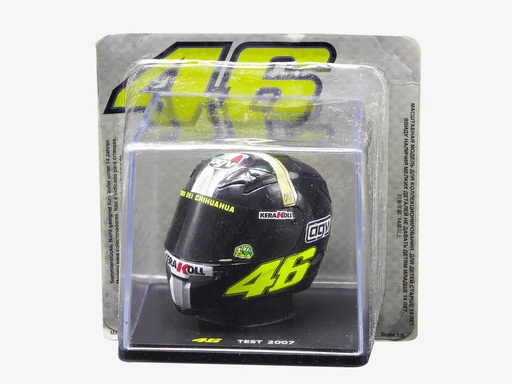 [LVU5H519603] Casco Coleccionable VR46 Escala 1/5 Test 2007