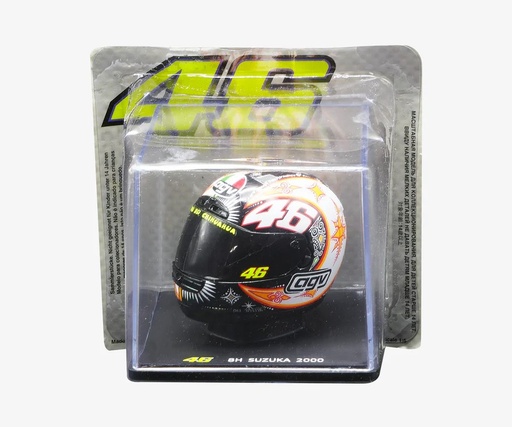 [LVU5H481103] Casco Coleccionable VR46 Escala 1/5 2000 Suzuka 8 Hours