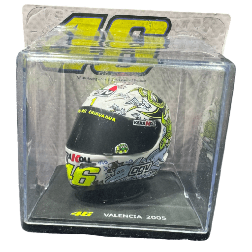 [LVU5H520003] Casco Coleccionable VR46 Escala 1/5 GP Valencia 2005