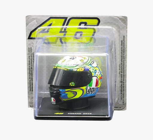 [LVU5H521703] Casco Coleccionable VR46 Escala 1/5  Misano 2010