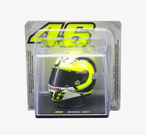 [LVU5H520703] Casco Coleccionable VR46 Escala 1/5 Season 2007