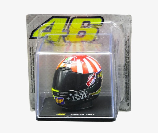 [LVU5H520903] Casco Coleccionable VR46 Escala 1/5 GP Suzuka 1997