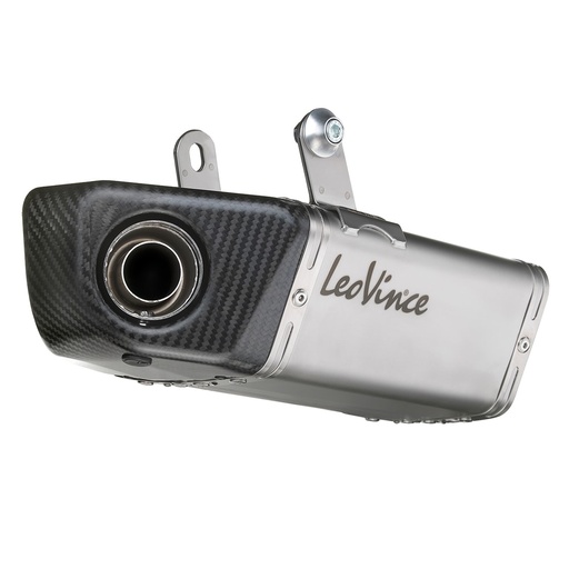 [308242471R] Exosto Slip-on Leovince SBK Underbody Ø50 Inox