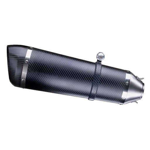 [9750U] Exosto Adaptable Leovince Factory-S Ø54 L=350 Carbono
