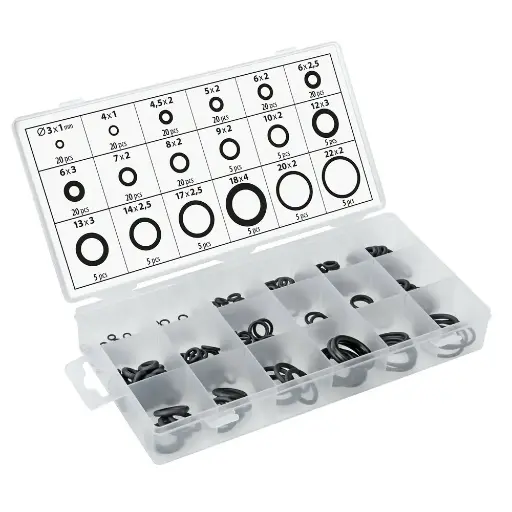 [69914] Caja O-Rings surtido Lampa ( 225 piezas -18 tamaños)