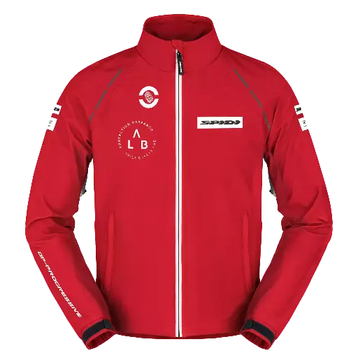 Chaqueta Proteccion Spidi Pit Lane Racing Rojo