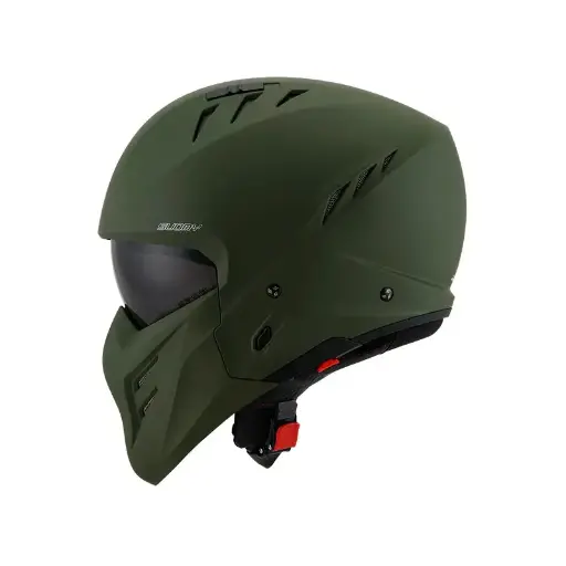 [K6AM00X5.5] Casco Abierto Somy Armor Verde Cammo Matte ECE/2206