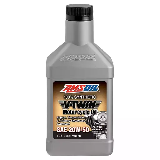 [MCVQT] Aceite Amsoil 20W50 100% Sintetico V-Twin X 0.95L Para Motocicleta