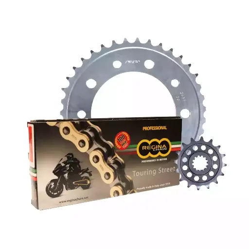 [3D417+1-3485-38+135ZRT/1008] Kit Arrastre Honda X-ADV 750 17-38 Cadena Reginax120