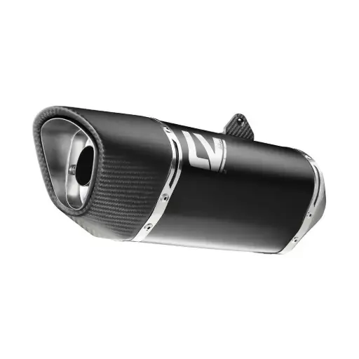 [9799BU] Escape Adaptable Leovince LV-14R Ø54 L=270mm Inox Black