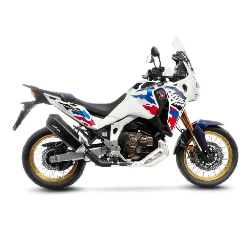[15312B] Exosto Slip-On Leovince LV-12R Black Edition Honda CRF 1100 L Africa Twin