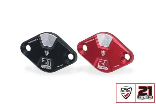 Tapa Inspección Tiempo CNC Ducati - Edición Limitada Troy Bayliss