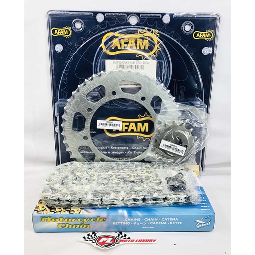 [01673504] kit Arrastre Acero KAWASAKI KLR 650 1990-2008 USA